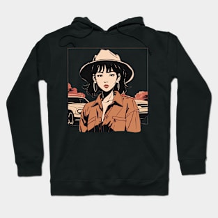 80's Beautiful Asian Girl Hoodie